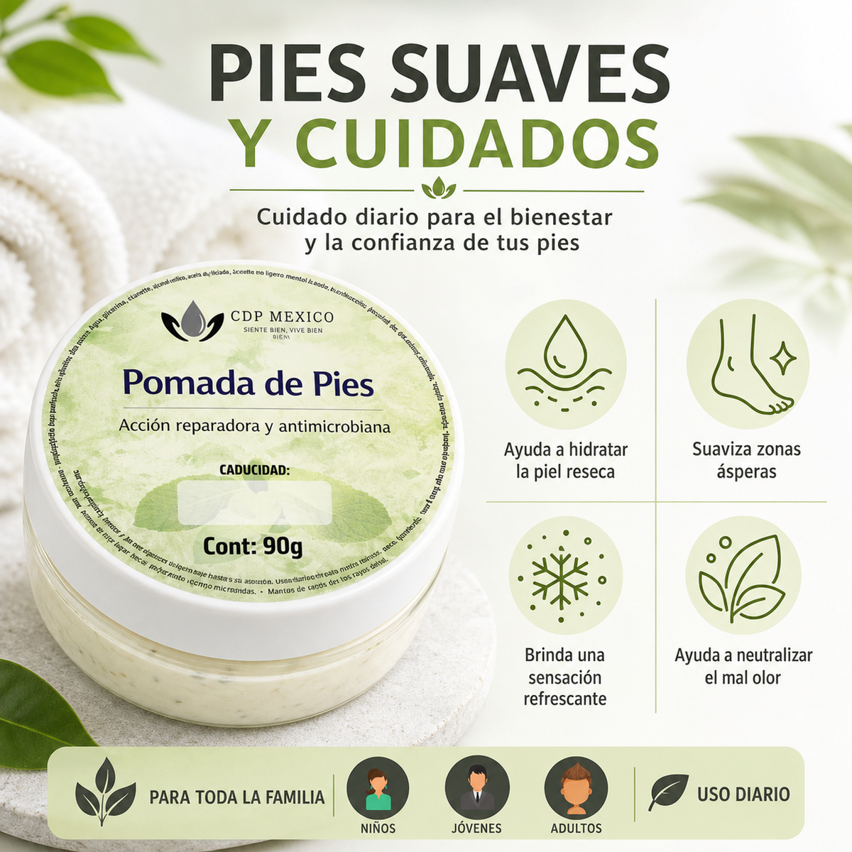 Pomada para Pies