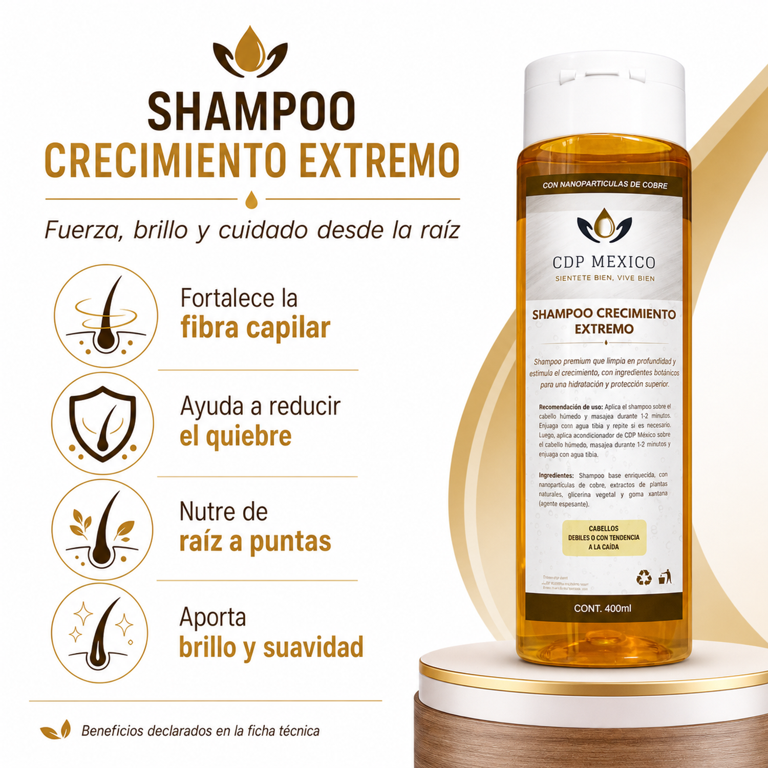 Shampoo para Crecimiento Extremo