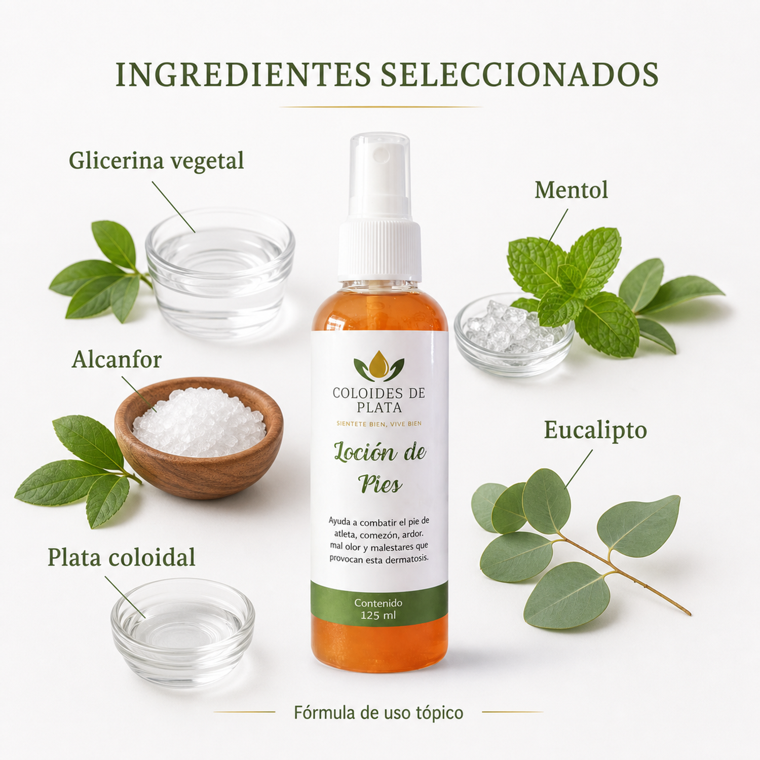 LOCIÓN PARA PIES