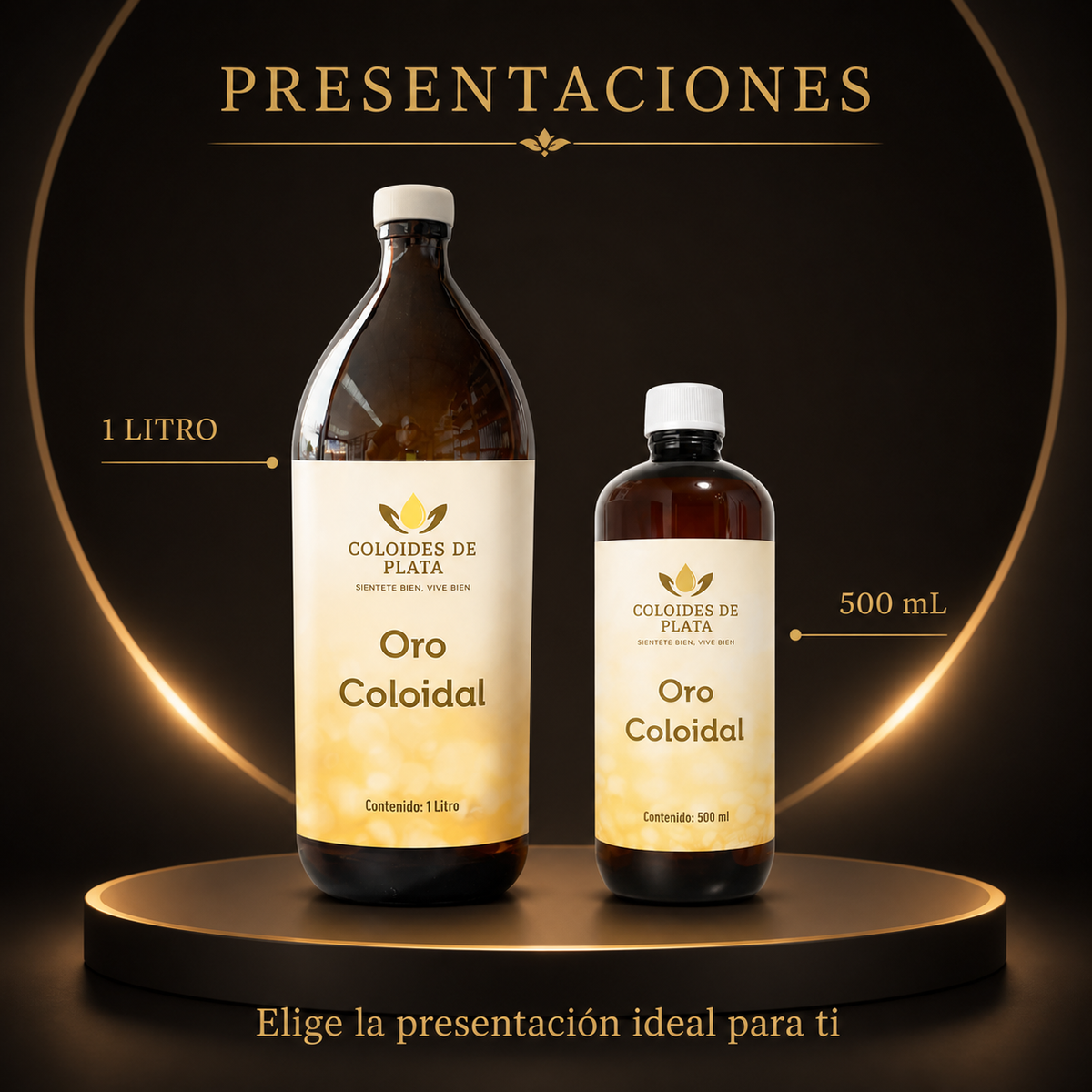 Oro Coloidal 5 ppm