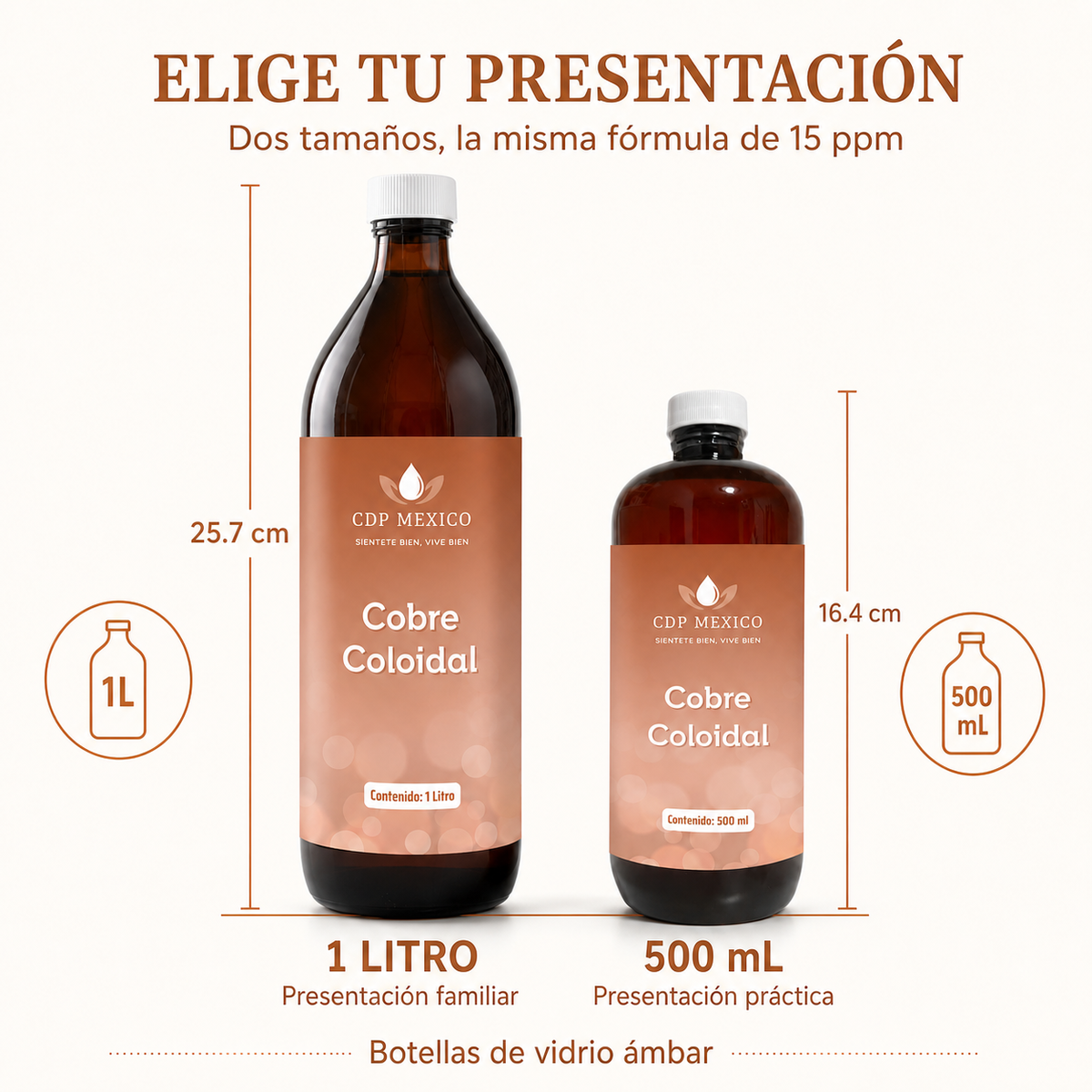 Cobre Coloidal - 15 ppm