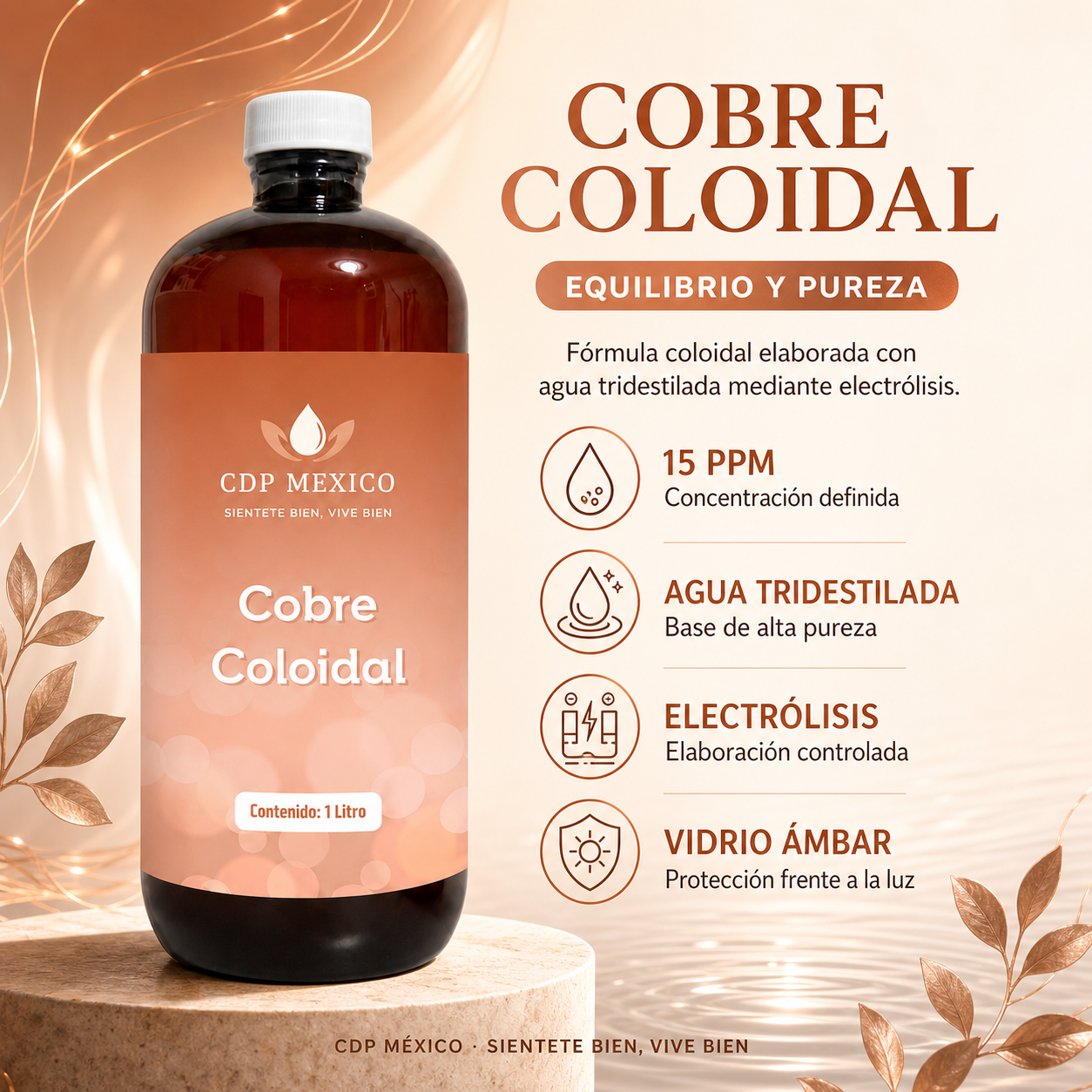 Cobre Coloidal - 15 ppm